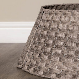 48Or70Cm Samuel Alexander Large Kd Plastic Wicker Rattan Woven Christmas Tree Skirt In Grey - thumbnail 7