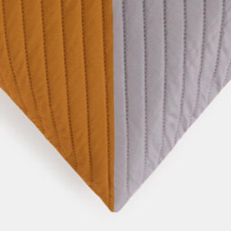 OHS 2 Pack Geometric Pinsonic Filled Cushion Covers, Ochre - 45 X 45Cm - thumbnail 5