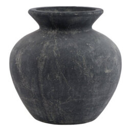 Hill Interiors Amalfi Vase Grey (One Size) - thumbnail 2
