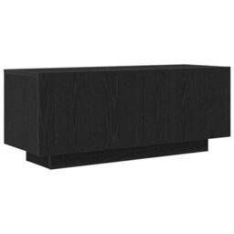 Berkfield Bedside Cabinet Black Oak Cm Engineered Wood - thumbnail 2
