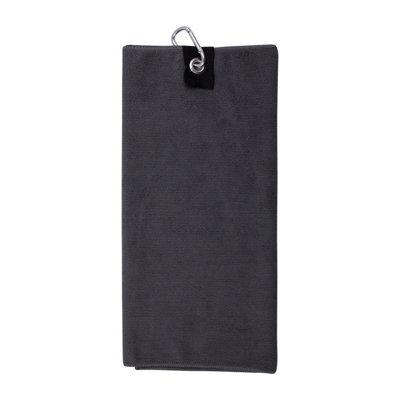 Towel City Microfibre Golf Towel Steel Grey (One Size) - image 1