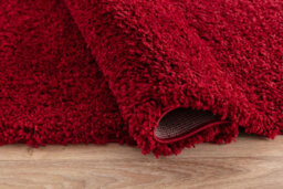 Desire Rugs Plain Living Room Shaggy Area Rugs Red Runner 60X220 Cm - thumbnail 4