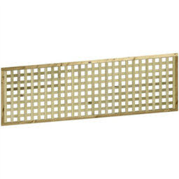 Premier Garden Supplies Urban Square Trellis Pack Of 3 W.6Ft (183Cm) X H.2Ft (60Cm) Wooden Framed Plant Support Lattice - thumbnail 3