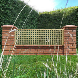 Premier Garden Supplies Urban Square Trellis Pack Of 3 W.6Ft (183Cm) X H.2Ft (60Cm) Wooden Framed Plant Support Lattice - thumbnail 4