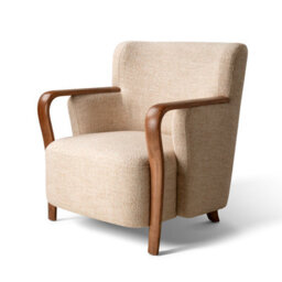 Valencia Emma Fabric Accent Chair Chestnut Kiln Dried Wood Timeless Classic Design Wooden Frame Ultimate Comfort - thumbnail 1