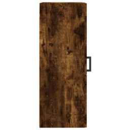 Berkfield Wall Mounted Cabinet Smoked Oak 34.5X34X90 Cm Engineered Wood - thumbnail 8