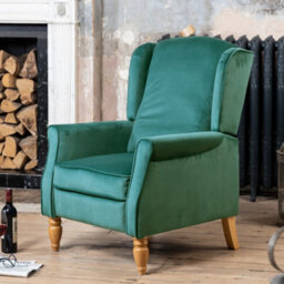 Barksdale Recliner Armchair - Green - thumbnail 1