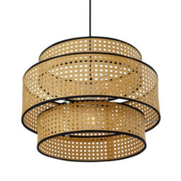 Living And Home E27 Handwoven Naturally Rattan Pendant Light, 40Cm(Dia) - thumbnail 4