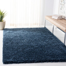 Smart Living Shaggy Soft Thick Area Rug, Living Room Carpet, Kitchen Floor, Bedroom Soft Rugs 60Cm X 220Cm - Ink - thumbnail 3