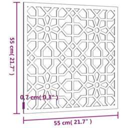 Vidaxl Garden Wall Decoration 55X55 Cm Corten Steel Moorish Design - thumbnail 3