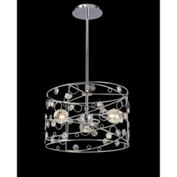 Luminosa Lighting Luminosa Sorrento Pendant Ball 3 Light G9 Polished Chrome/crystal - thumbnail 2