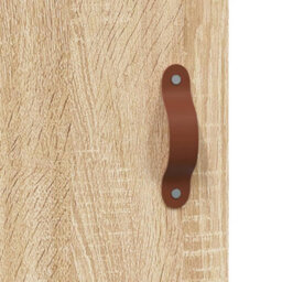 Walplus Highboard Sonoma Oak 69.5X34X180 Cm Engineered Wood - thumbnail 9