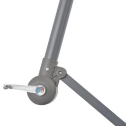 Berkfield Cantilever Umbrella With Aluminium Pole 300 Cm Taupe - thumbnail 6