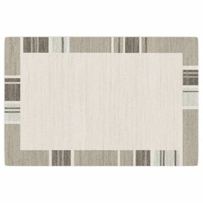 Berkfield Modern Indoor & Outdoor Rug Short Pile Multicolour 120X180 Cm Anti Slip