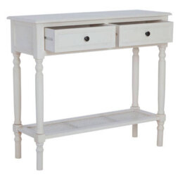 Orsina Console Table For Hallway, Pine Wood Hallway Table For Home Décor, Wood Table With 2 Drawers For Office - thumbnail 5