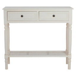 Orsina Console Table For Hallway, Pine Wood Hallway Table For Home Décor, Wood Table With 2 Drawers For Office - thumbnail 7