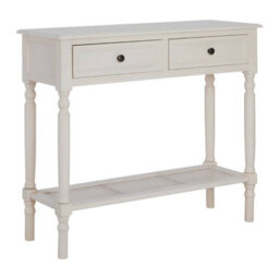 Orsina Console Table For Hallway, Pine Wood Hallway Table For Home Décor, Wood Table With 2 Drawers For Office - thumbnail 2