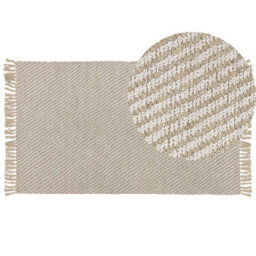 Beliani Rug Aladag Beige 80 X 150 Cm Jute - thumbnail 1