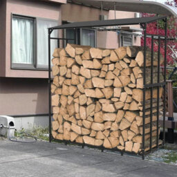 Heavy Duty Firewood Log Rack Large Storage Holder Shed Rack Outdoor Garden Yard - thumbnail 6