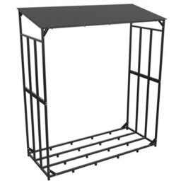 Heavy Duty Firewood Log Rack Large Storage Holder Shed Rack Outdoor Garden Yard - thumbnail 3