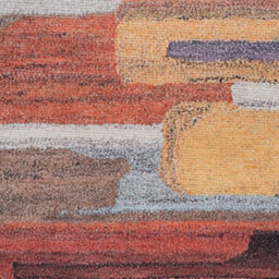 Loomed Multi-Colour  Abstract Soft Chenille Washable Living Room Area Rug 160Cm X 230Cm - thumbnail 6