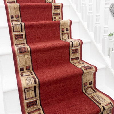 Jena Stair Runner - Hardwearing, Non-Slip & Durable Carpet For Stairs & Staircases, Multiple Lengths - image 1