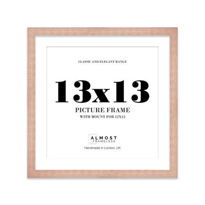 "13X13"" Bronze Picture Frame - 13X13"" Square Frame With 12X12"" Mount For 13X13""/12X12"" Pictures Art Deco Style Room Decor, 1 Pack" - image 1