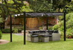 Glendale Garden & Leisure Glendale Seville Gazebo 3X3M Grey - thumbnail 1