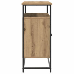 Berkfield Sideboard Artisan Oak 100X35X80 Cm Engineered Wood And Steel - thumbnail 7