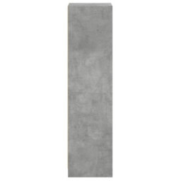 Berkfield Highboard With Glass Doors Concrete Grey 35X37X142 Cm - thumbnail 7