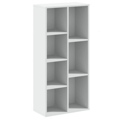 Berkfield Durable Bookcase White 50X25X105 Cm Engineered Wood - image 1