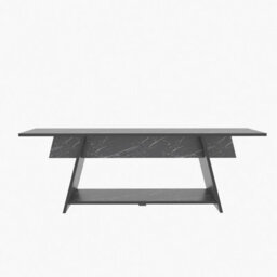 Decorotika Lanca Tv Stand Tv Unit For Tvs Up To 59 Inch Black Marble Effect - thumbnail 5