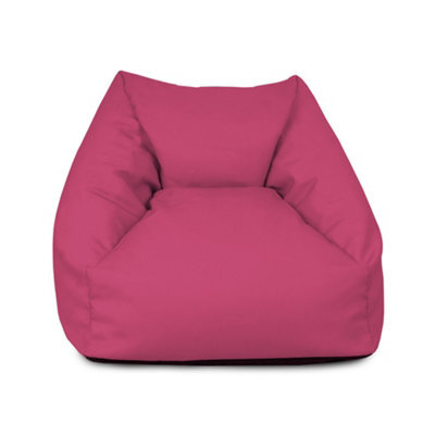 rucomfy Beanbags Rucomfy Kids Indoor Or Outdoor Lounge Chair - Cerise Pink Comfy Snuggle Bean Bag - image 1