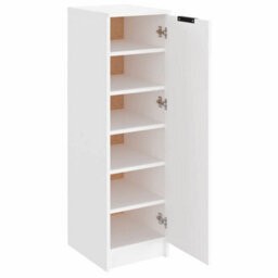 Vidaxl Shoe Cabinet White 30X35X100 Cm Engineered Wood Shoe Cabinets - thumbnail 6
