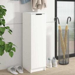 Vidaxl Shoe Cabinet White 30X35X100 Cm Engineered Wood Shoe Cabinets