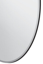 Mirroroutlet All Glass Bevelled Frameless Modern Design Round Mirror 110 X 110Cm - thumbnail 5