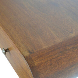 Artisan Furniture Solid Wood Floating Chestnut London Console, 2 Drawers, Brown - thumbnail 5
