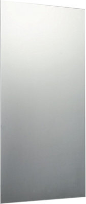 90 X 45Cm Rectangle Frameless Bathroom Mirror Wall Hanging Fittings Not Included - image 1