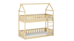 Arte Classic Pine Pola Bunk Bed With Foam Mattresses - Timeless Design & Versatility (H1930mm W1980mm D980mm)