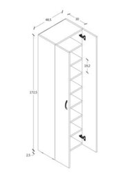 Vcm Xxl Wood Large Shoe Cabinet Ulas 8 - thumbnail 4