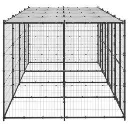 Walplus Outdoor Dog Kennel Steel With Roof 9.68 M² - thumbnail 3