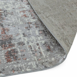 Abstract Pink Modern Jute Backing Easy To Clean Rug For Living Room Bedroom And Dining Room-160Cm X 230Cm - thumbnail 3