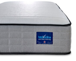 Bedz Online Bedzonline Hydro Coil Orthopaedic Memory Foam Mattress, Medium-Firm Pressure Relief, 4Ft6 Double (135X190Cm) - thumbnail 2