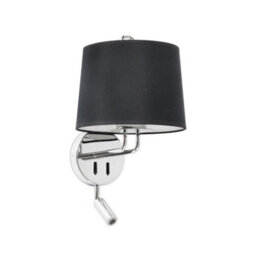 Luminosa Lighting Luminosa Montreal Reading Light Wall Light Chrome, E27, 2700K - thumbnail 1
