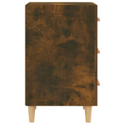 Berkfield Bedside Cabinet Smoked Oak 40X40X66 Cm Engineered Wood - thumbnail 5
