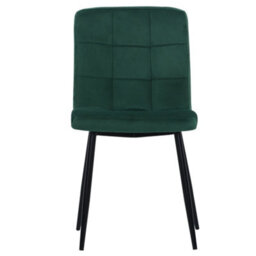 Living And Home Set Of 4 Green Dining Chairs Set Matte Velvet Kitchen Chair Accent Chair For Living Room Kitchen - thumbnail 5