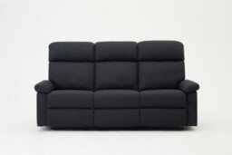Home Detail Brody Sofa Suite 3 Seater Manual Recliner Dark Grey Padded Fabric - thumbnail 3