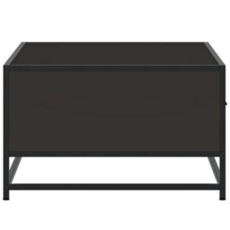 Berkfield Coffee Table Black 90X57X35 Cm Engineered Wood And Metal - thumbnail 6