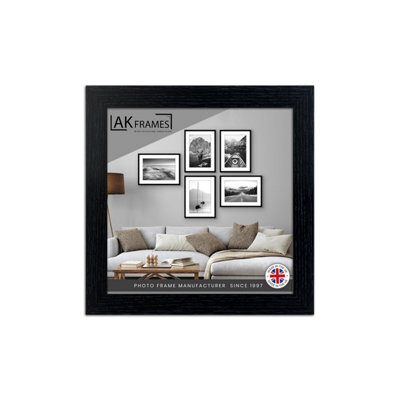 "AK Frames 11X11"" Black  Poster Frame - Modern Picture Frame For Wall Art, Prints And Photos - Durable And Stylish Display Frame" - image 1