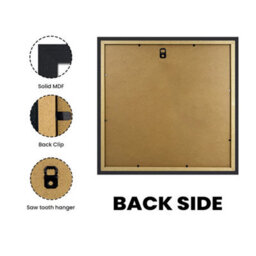 "AK Frames 11X11"" Black  Poster Frame - Modern Picture Frame For Wall Art, Prints And Photos - Durable And Stylish Display Frame" - thumbnail 2